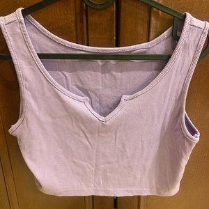 Purple Crop Top